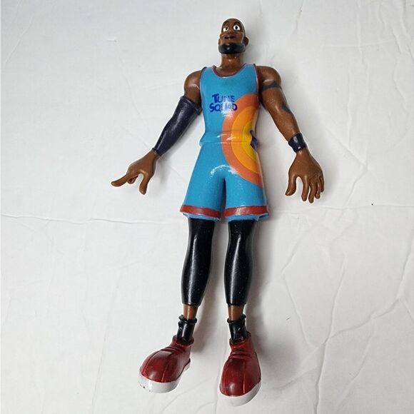Space Jam A New Legacy Bendyfigs LEBRON JAMES Looney Tune Squad Bendable Figure - Picture 1 of 4